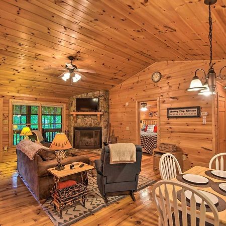 Pinot And Pine Chic Log Cabin About 5 Mi To Blue Ridge Dış mekan fotoğraf