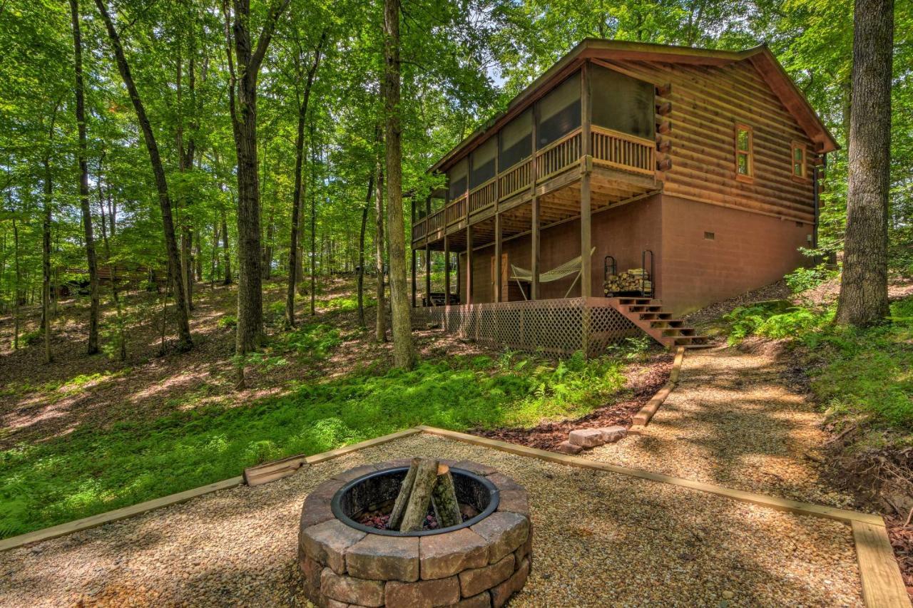 Pinot And Pine Chic Log Cabin About 5 Mi To Blue Ridge Dış mekan fotoğraf