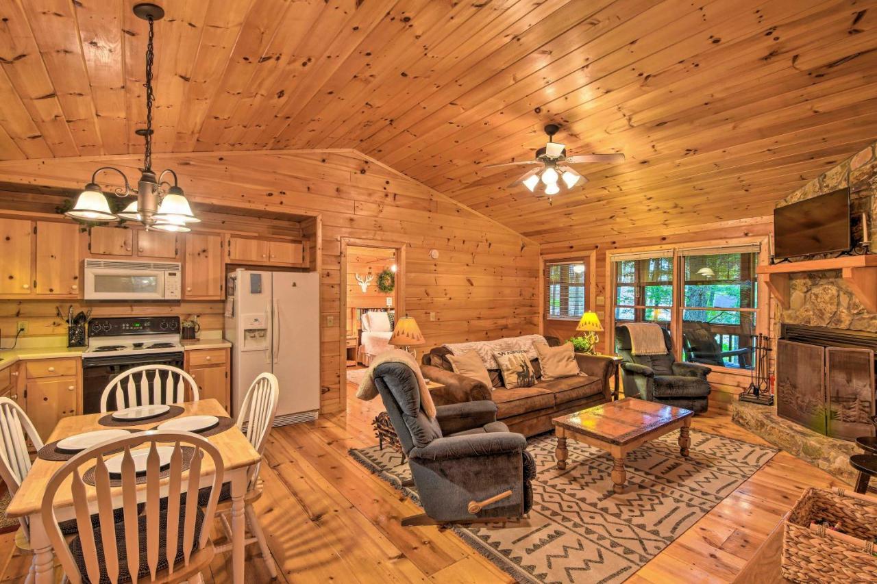 Pinot And Pine Chic Log Cabin About 5 Mi To Blue Ridge Dış mekan fotoğraf